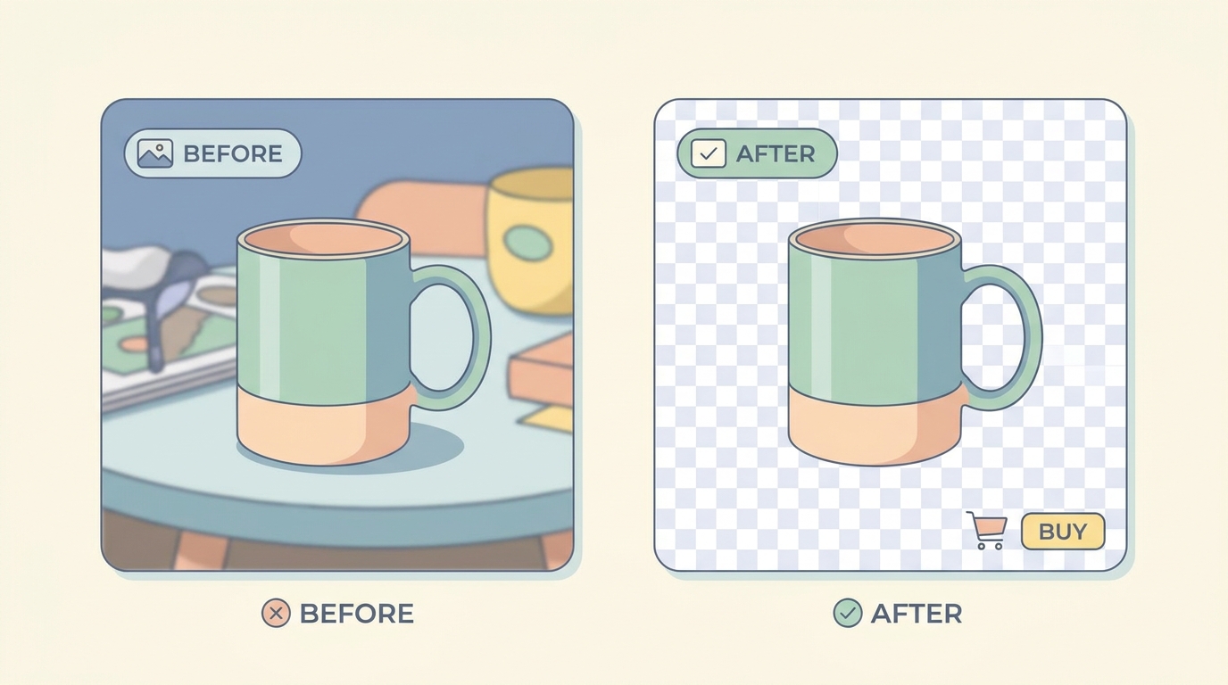 What "good" looks like for a product background remover