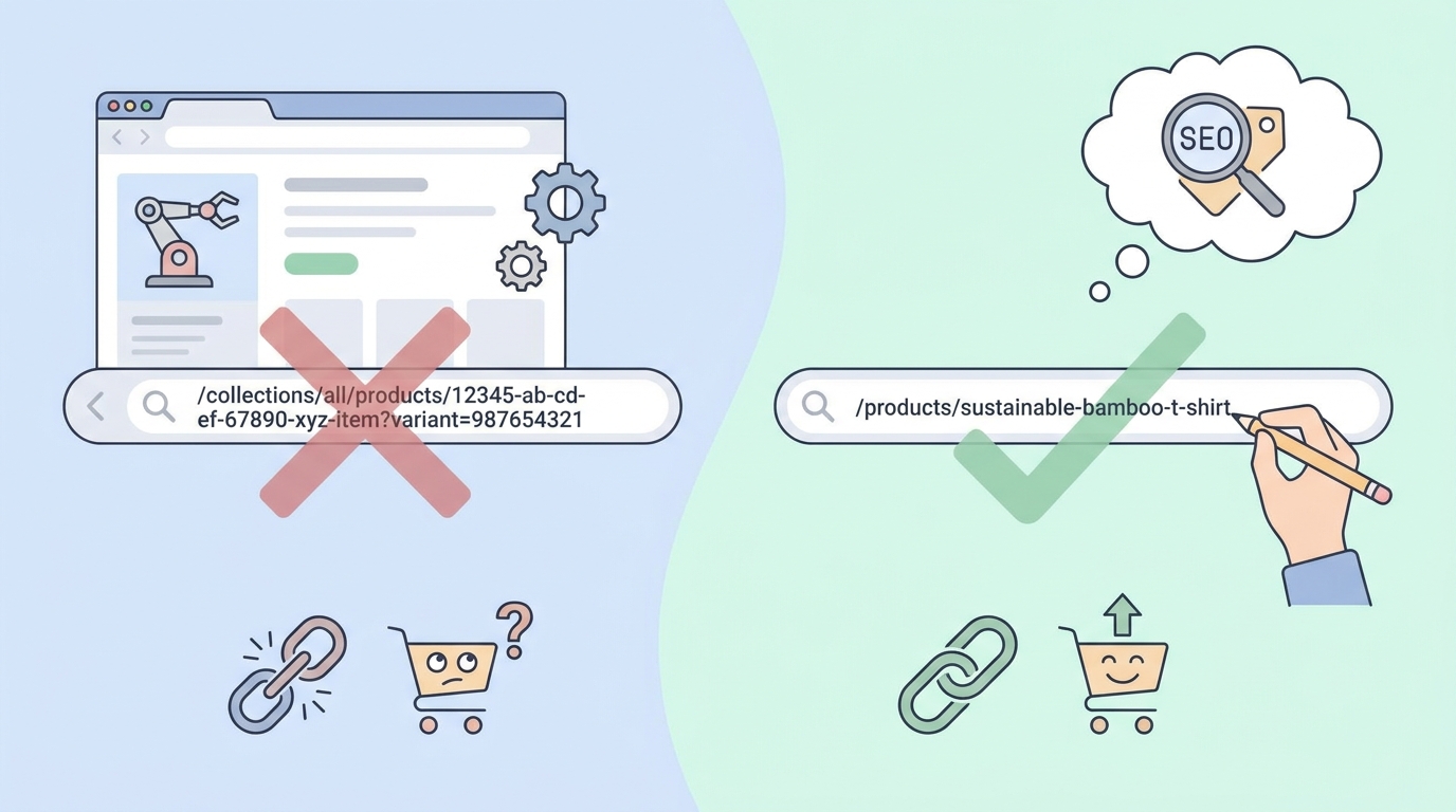Mistake #1: Letting Shopify Generate Your URLs